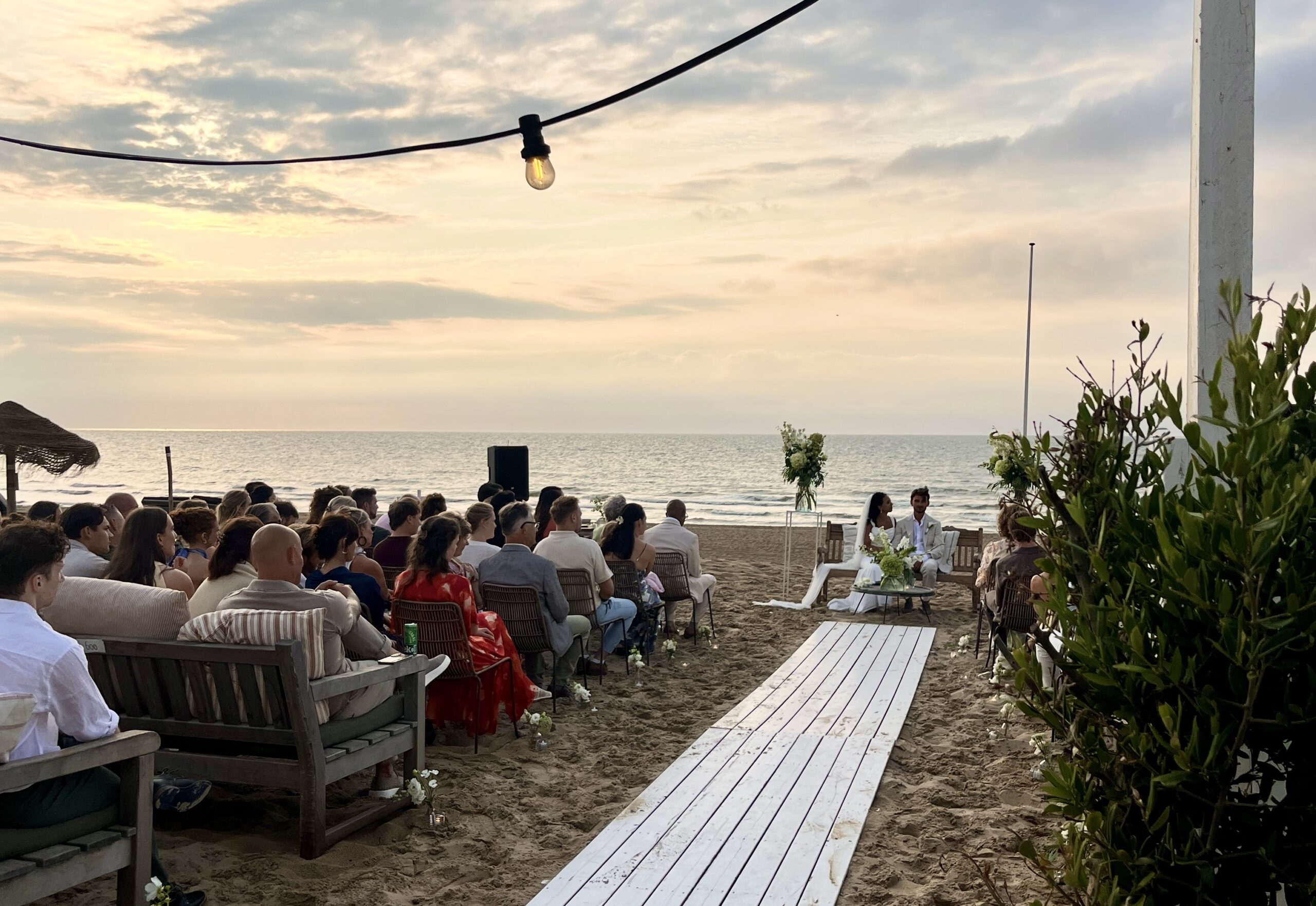 Trouwen strand Scheveningen